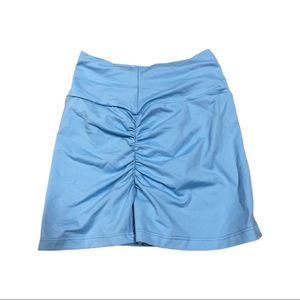 Bombshellbunny fitness blue Booty Scrunch small shorts